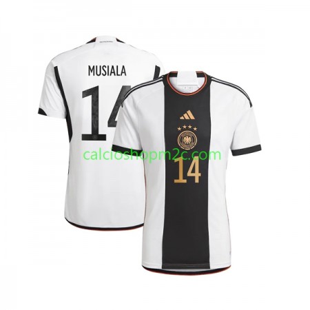 Germania Musiala 14 Maglia Prima World Cup 2022 Manica Corta